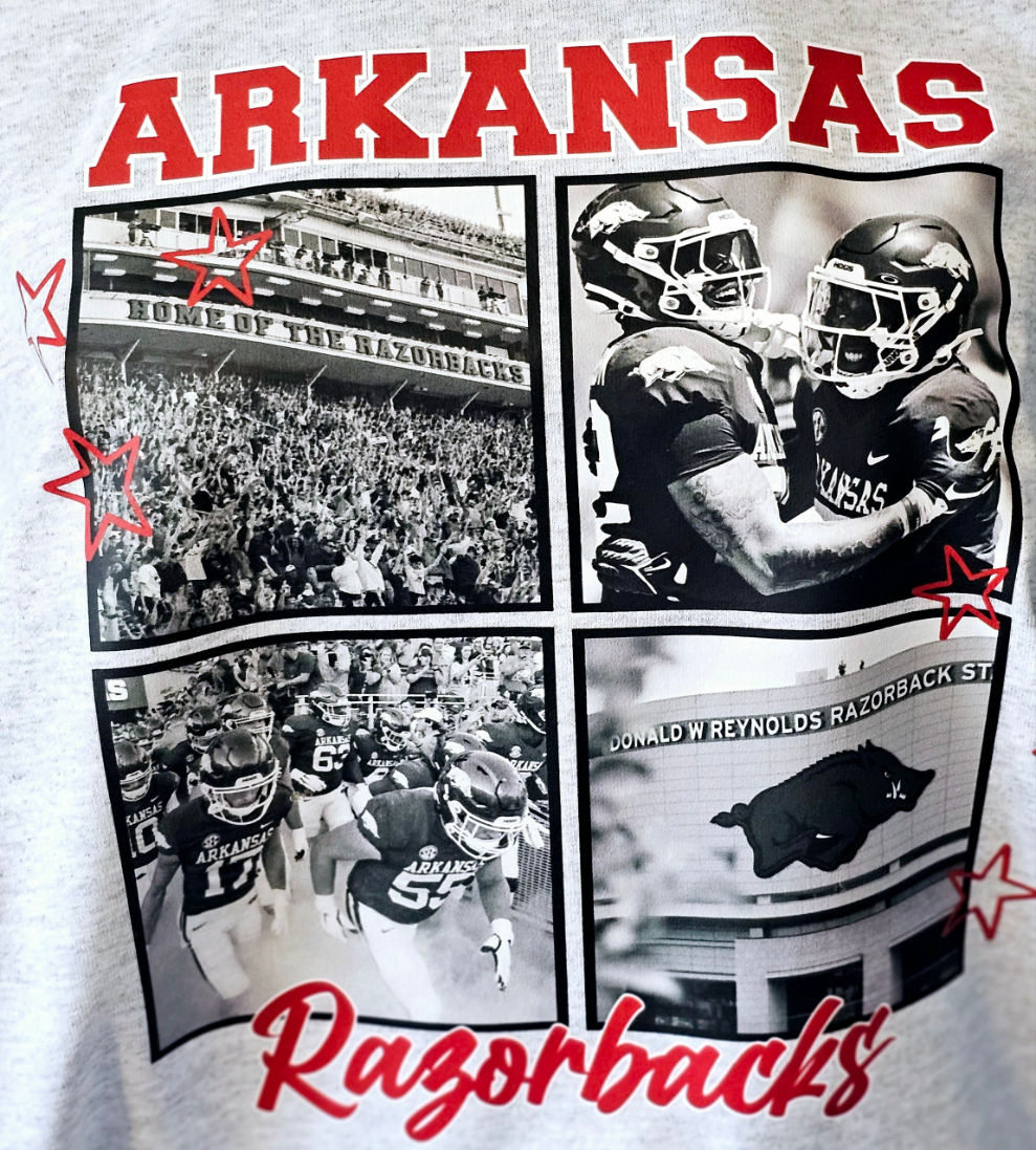 ARKANSAS RAZORBACKS football scene