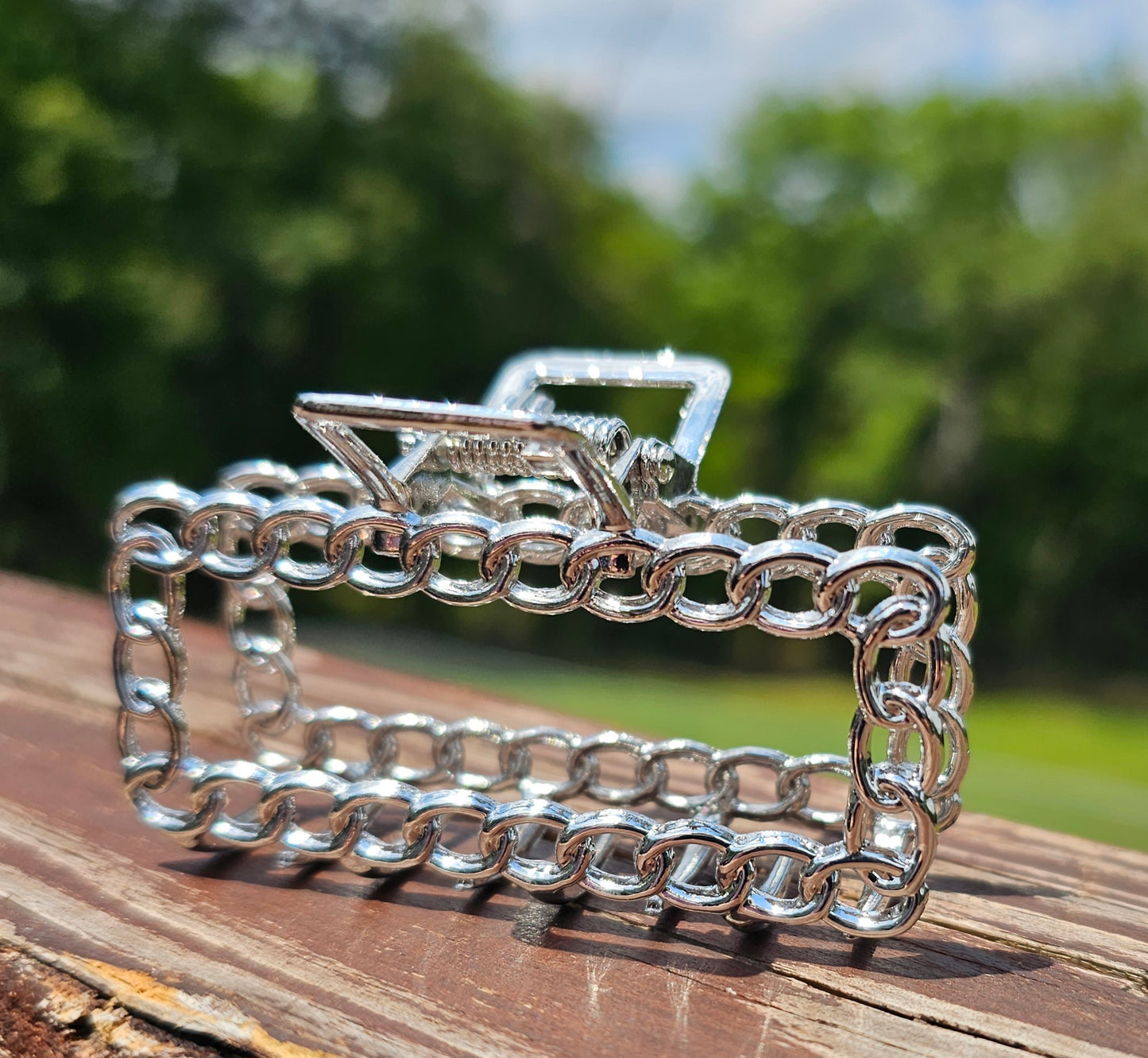 Chain hair clip